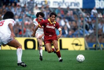 22 jugadores leyenda del A.S. Roma