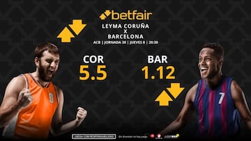 Leyma Coruña vs. FC Barcelona: horario, dónde ver, pronósticos, estadísticas y clasificación