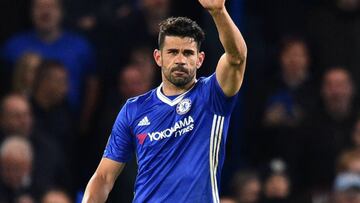 Diego Costa, con el Chelsea. El punta no quiere vestirse más con los colores del club inglés.