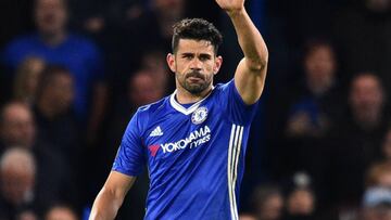 Diego Costa, con el Chelsea. El punta no quiere vestirse m&aacute;s con los colores del club ingl&eacute;s. 