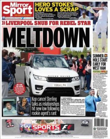 Portadas de la prensa deportiva