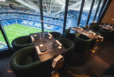 El lujo en el cielo del Bernabéu