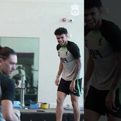 Luis Díaz, sinónimo de alegría: Así bromea con Darwin Núñez