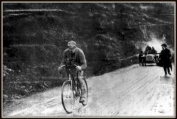 Primer ganador del Giro en 1909.