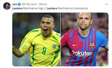 ‘El Valderrama’ de Thuram y el penalti de Lautaro se llevan todos los memes de la Champions