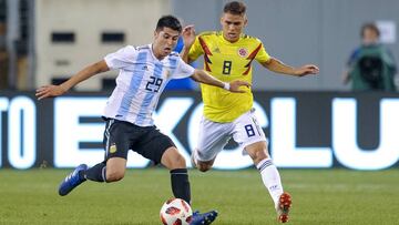 Gustavo Cuellar, volante de la Selecci&oacute;n Colombia. 