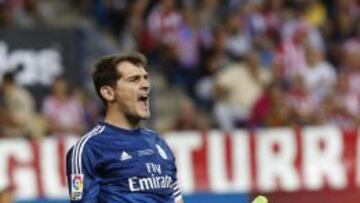 Casillas, en el Calder&oacute;n.