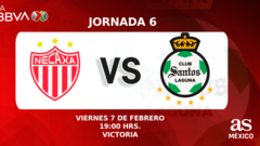 Necaxa (3-2)Santos: Resumen del partido