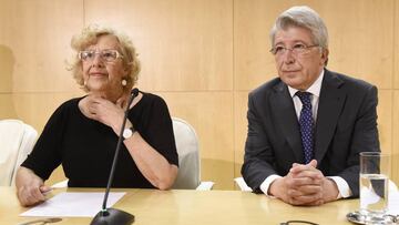 Manuela Carmena y Enrique Cerezo. 