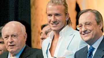 <b>EL CUARTO GALÁCTICO</b>. Beckham ya se mostró feliz por ser blanco desde el mismo día de su presentación.
