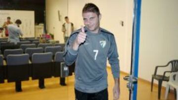 Joaquín tras la rueda de prensa.