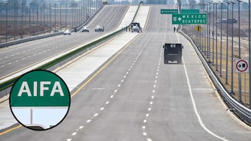 Así es Tonanitla, la nueva carretera que te lleva al AIFA en nueve minutos