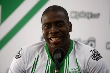 Geisson Perea se mostró feliz de llegar a Atlético Nacional. "Vengo a dar lo mejor de mí a uno de los equipos más grandes de Colombia", afirmó