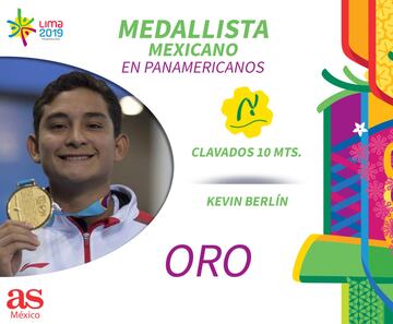 Los mexicanos ganadores del Oro en los Panamericanos 2019