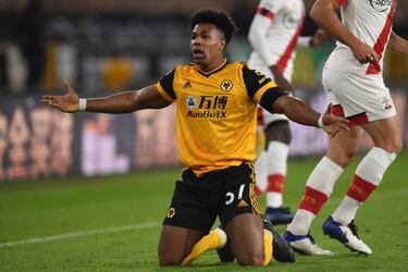 Los Wolves empatan frente al Southampton en la jornada 9 de la Premier League