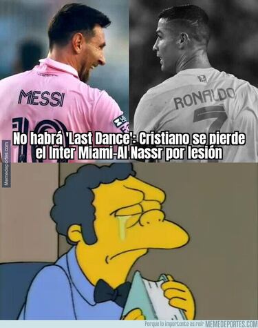 Los memes se ceban con Messi tras la goleada del Al-Nassr