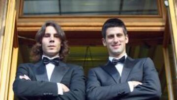 <b>AS Y JOKER. </b>Juego en el Casino. El as: Nadal. Y el 'Joker': Djokovic.