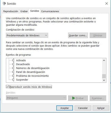 Cómo desactivar el sonido de Windows 10 al iniciar tu equipo