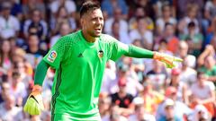 Diego Alves, portero del Valencia. 