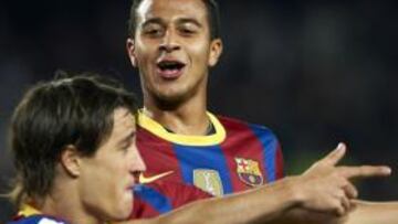 <b>EN EL ESCAPARATE. </b>Bojan y Thiago se han sentido molestos por los últimos rumores publicados sobre su futuro.