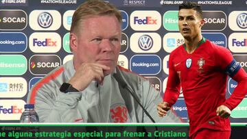 "¿Tienes un plan anti-Cristiano?" La respuesta de Koeman desató las risas de la prensa portuguesa