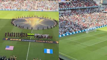 Así sonó el himno nacional de Guatemala en las semifinales de Copa Oro