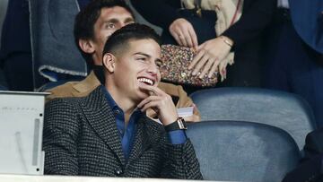 James Rodríguez, jugador del Bayern Múnich