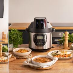 Ahorra un 50% de energía (y 100 euros) con esta olla Cecotec programable con freidora de aire