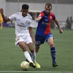 Gual debuta en el Castilla con un gol válido y otro mal anulado