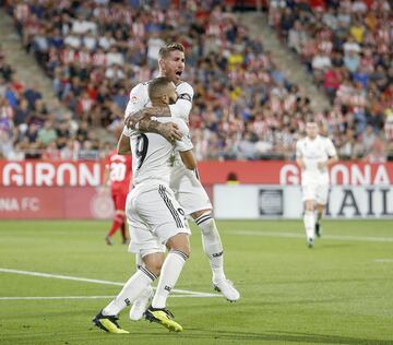 Benzema, 1-2 from the penalty spot.