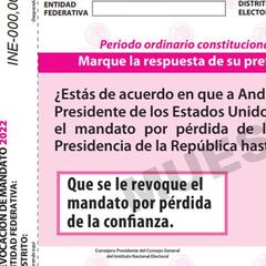 Revocación de mandato de AMLO: en qué consiste y cuándo será la votación