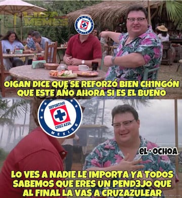 Los memes del Puebla - Cruz Azul de la jornada 1