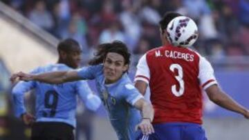 FALLÓN. Cavani no está bien y Uruguay apenas ve puerta.