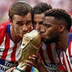 Griezmann, Lemar y Lucas ofrecieron el Mundial a la afición