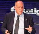 LaLiga defiende a Tebas de las acusaciones: "Son inaceptables"