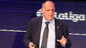 LaLiga defiende a Tebas de las acusaciones: "Son inaceptables"