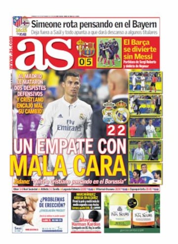 Las portadas de AS de septiembre