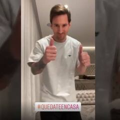 Messi se unió al '10 toques challenge' y... ¡nominó a Vidal!