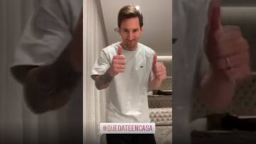 Messi se unió al '10 toques challenge' y... ¡nominó a Vidal!