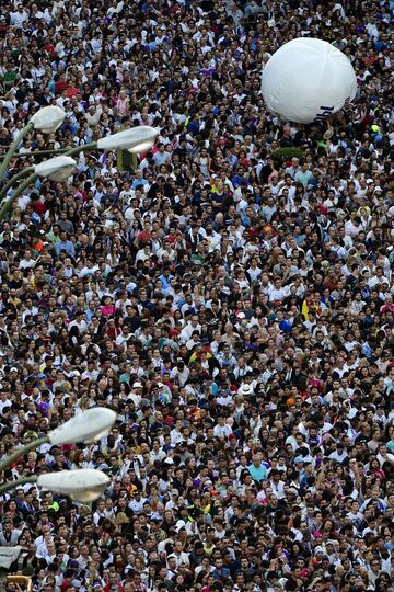 La Cibeles recibe a los campeones de la Champions