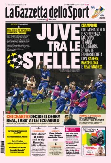 Portadas de la prensa deportiva