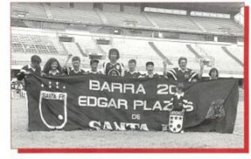 La barra 20 en la grama del estadio El Campín