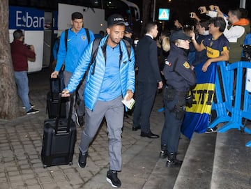 Boca Juniors ya está en Madrid. El equipo de Guillermo Barros Schelotto entrenará en las instalaciones de la Real Federación de Fútbol en Las Rozas. 