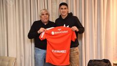 Pablo Hernández firmó como nuevo refuerzo de Independiente