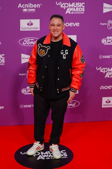 Ramsés López posa en la alfombra roja. 
 