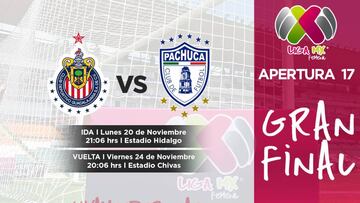 En d&iacute;as poco habituales para celebrarse una final, el partido de ida se disputar&aacute; el lunes en el Estadio Hidalgo y la vuelta el Viernes en el Estadio Chivas.