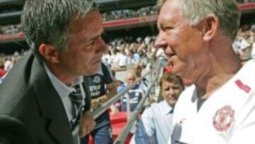 Alex Ferguson y Jose Mourinho mantienen una gran relaci&oacute;n.