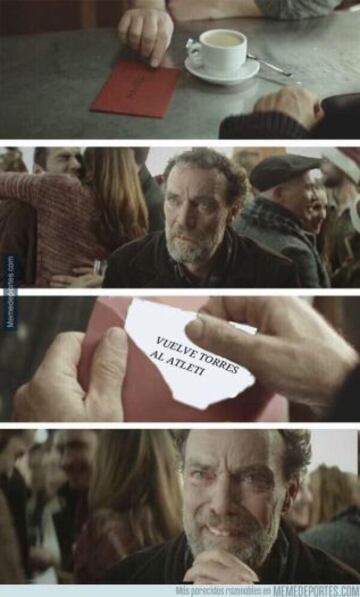 Los mejores 'memes' sobre la vuelta de Torres al Atlético