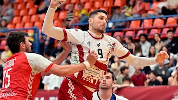 El Korchi, pura potencia.