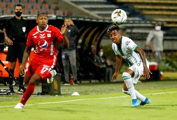 Atlético Nacional y América de Cali empataron a dos goles en el Atanasio Girardot por la fecha 15 de la Liga BetPlay 2020. Los de Juan Cruz Real comenzaron ganando con gol de Duván Vergara en el primer tiempo y en la segunda mitad, aumentaron la ventaja a través de Carlos Sierra. Por los locales marcaron Andrés Andrade y Brayan Rovira.
